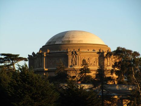 Palace of Fine Arts from Crissy Field