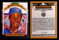 Darryl Strawberry Autographed 1987 Donruss Diamond Kings Recollection Card