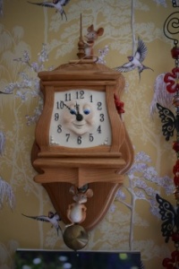 Our Hickory Dickory clock.