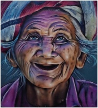 Die alte Frau aus Bali (1)