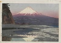 Fujiyama from Okitsu (Okitsu), from the series Ten Views of Mount Fuji (Fuji jukkei)