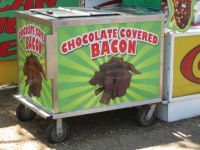Chocolate Covered Bacon at the OC Fair