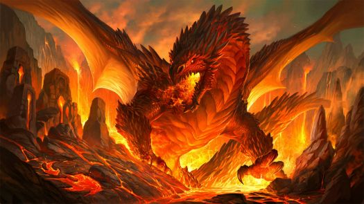 Solve Angry Welsh Dragon!! jigsaw puzzle online with 112 pieces