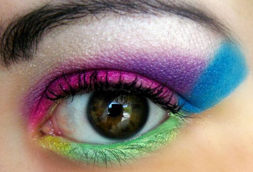 80's Make-up for Eyes