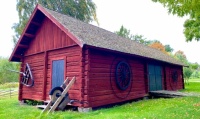 Old barn at open air museum Sweden, Karlskoga