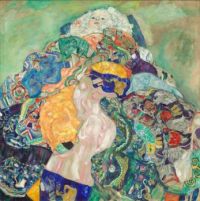 Gustav Klimt baby_(cradle)_1917
