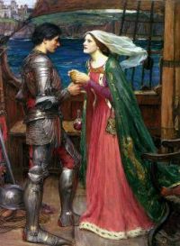 "Tristan and Isolde with the Potion" (c1916) by John William Waterhouse.