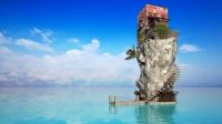 A House On A Rock In The Sea