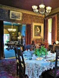 Mark Twain ~ Samuel Clemens  House ~ Dining Room