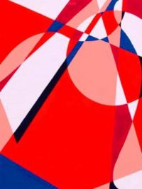 Red, White & Blue Abstract