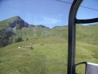 View from the cableway in Austria
