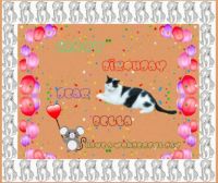 Happy Birthday dear Bella (Valt46's cat)