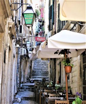 A Street In Dubrovnik Old City
