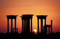 Ancient Ruins at Sunset - Turkey