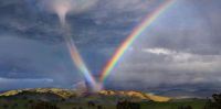 Rainbow-Waterspout