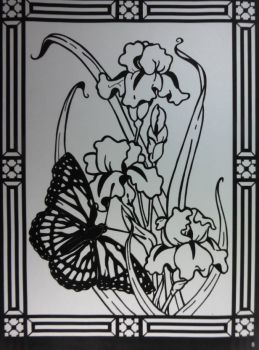 Stained Glass Colouring .... waiting to be coloured!