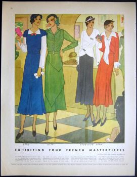 Smart Paris Fashions 1931