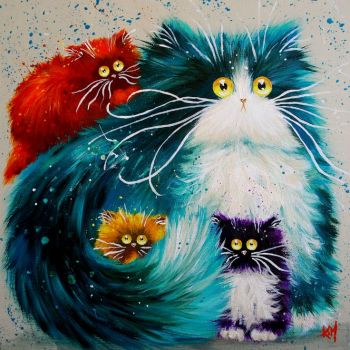 Colourful Kitties