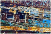 Sinking of an Old Wooden Boat