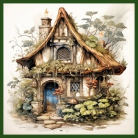 Small Cottage, resizable 9 to 600 pieces