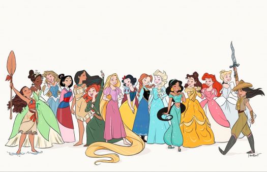 Disney Princesses by Steve Thompson