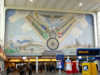 Mural at Amsterdam Amstel Station