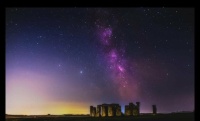 Stonehenge under the Milky Way (large)
