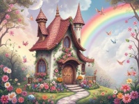 Rainbow Candy Cottage