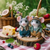 Country mice picnic
