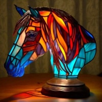 Stained glass lamp