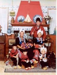 My youngest sister and her family. Volendam