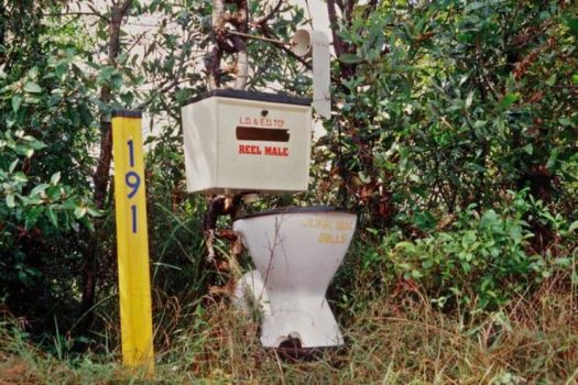 THEME: Aussie Outback Letterboxes - The Old Toilet