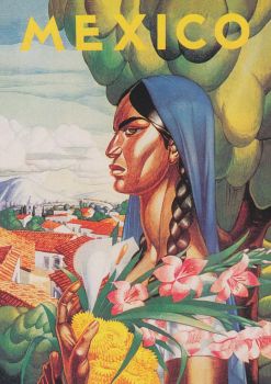 Mexico Vintage Travel Poster