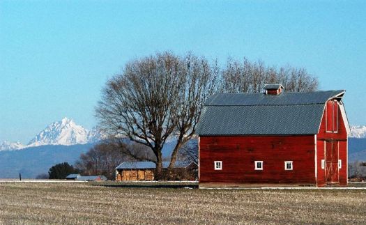 Red Barn, Kittitas Valley, Washington