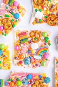 Rainbow Bark Candy