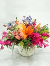 Happiness is....Brightly Colored Centrepiece to grace your Table !