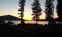 Sunrise at Odell Lake, Oregon