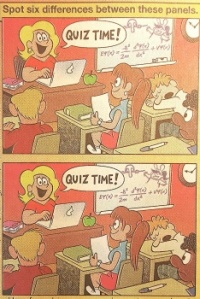 Spot the 6 Differences