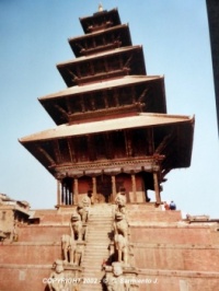 NEPAL – Bhaktapur - The Nyatapola Temple In Tamārhi, The Main Square