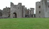 Raglan Castle, Monmouthshire, Wales