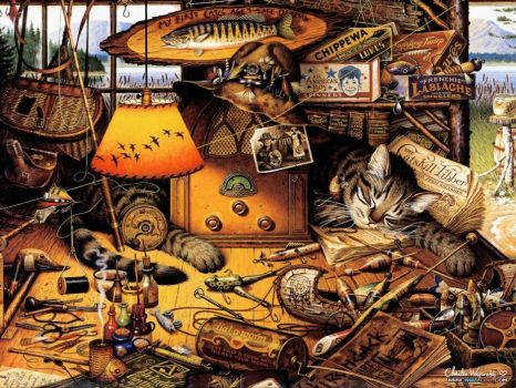 Charles wysocki outlet cat puzzles