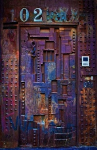 Door in Soho, New York, USA 