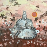 Seasonal Art - Autumn / Fall - Tabby Cat Nap (9 - 342 Pieces)