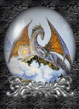 THEME: "Magical Creatures"  Dragon Snow Globe