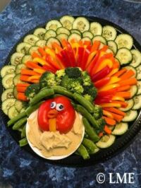 Cousin Linda's Raw Thanksgiving Veggie Platter