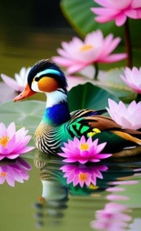 Un magnifique canard
