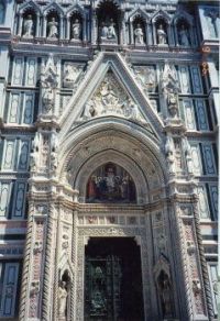 Cathedral Facade Florence, Italy 2
