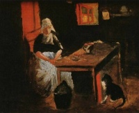 Salvador Dali—Dutch Interior, 1914