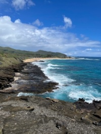 View from the Blow Hole on Oahu