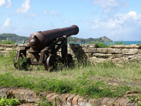 Canon at Fort James Antigua